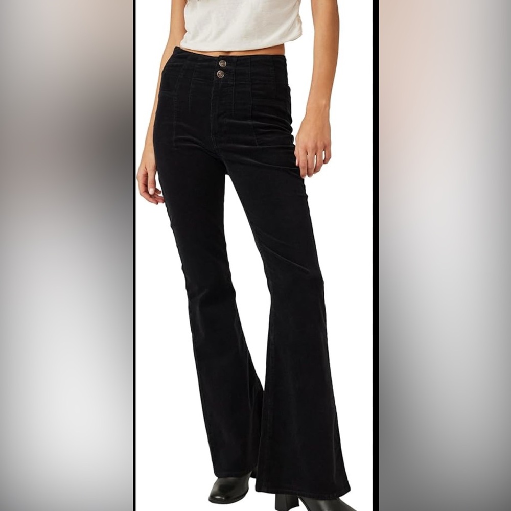 Free People corduroy flare pants